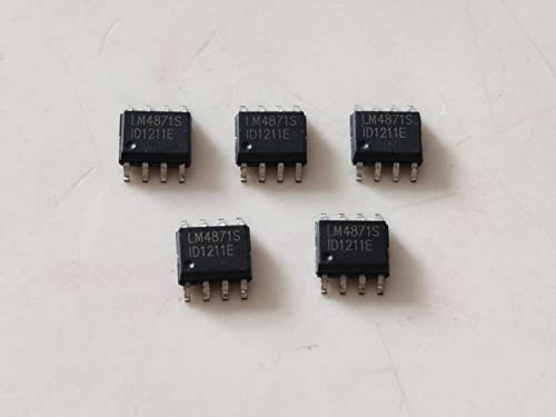 jujinglobal 5pcs LM4871S SOP-8 Patch LM4871 Audio Power Amplifier IC