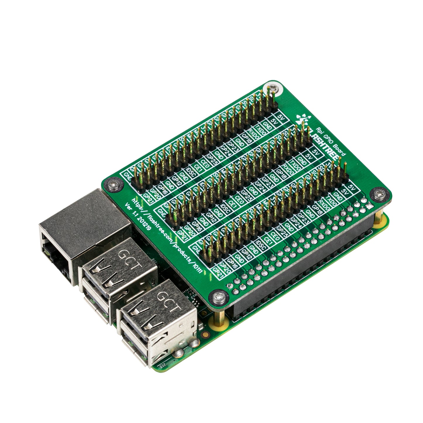 flashtree Raspberry pi 2 3 4 breakout expansion board