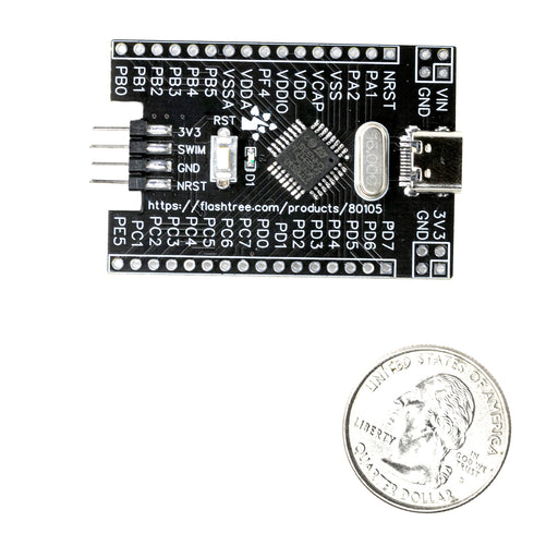 flashtree stm8s105k4t6c stm8 mini develop board