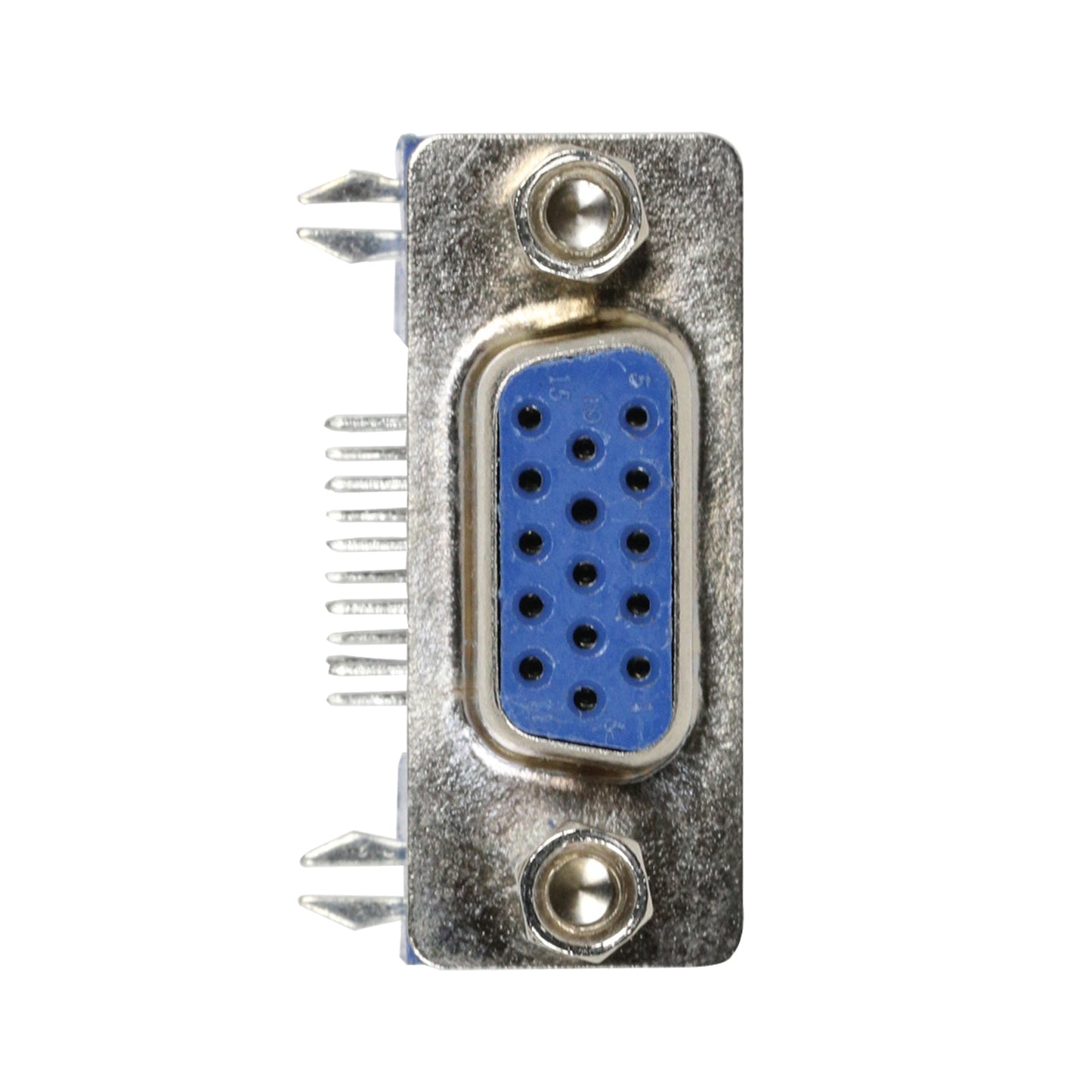 flashtree three row DB15 blue glue female head 3.08 hdr15 bent foot serial port welding plate female seat rs232vga interface