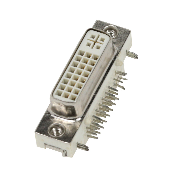 flashtree 8pcs DVI connector dvi24 + 5 90 degree female socket main board video card connector