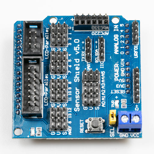 flashtree Uno R3 V5 extension board sensor shield V5.0 sensor extension board blue version