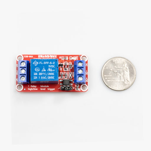 flashtree Red version 1-way relay module with optocoupler isolation supports high and low level trigger expansion board 5v9v12v2v