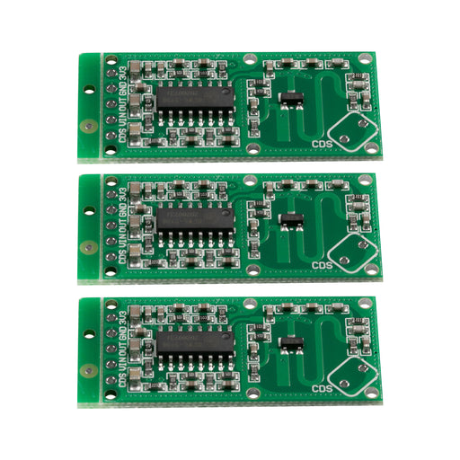 flashtree 3pcs Rcwl-0516 microwave radar inductive switch module human body inductive intelligent detector raspberry pie