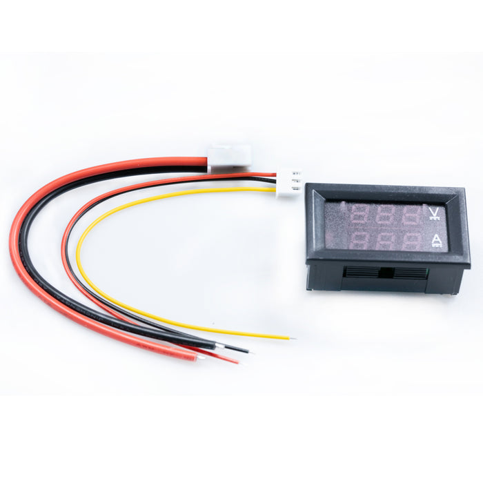 flashtree DC current and voltage meter module led DC digital current and voltage meter dual color display 0-100v10a board