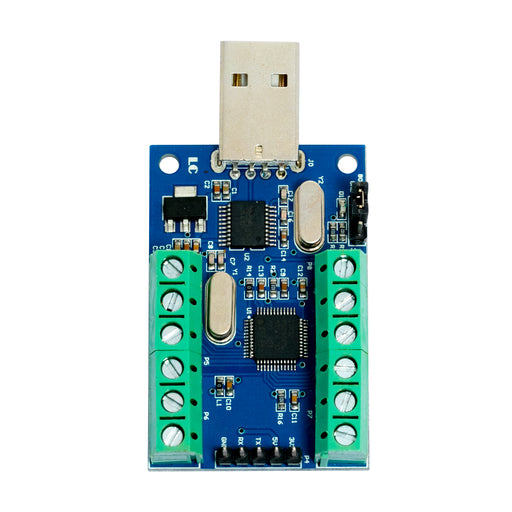 flashtree USB interface 10 channel 12bit AD sampling data acquisition STM32 UART communication ADC module