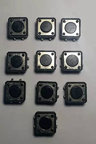 jujinglobal 10pcs 12 * 12 * 6 DIP4 Tact Switch