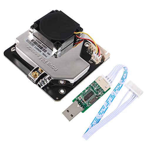 flashtree  PM Sensor SDS011 High Precision PM2.5 Air Quality Detection Sensor Module Super Dust Sensors Digital Output Compatible with Arduino