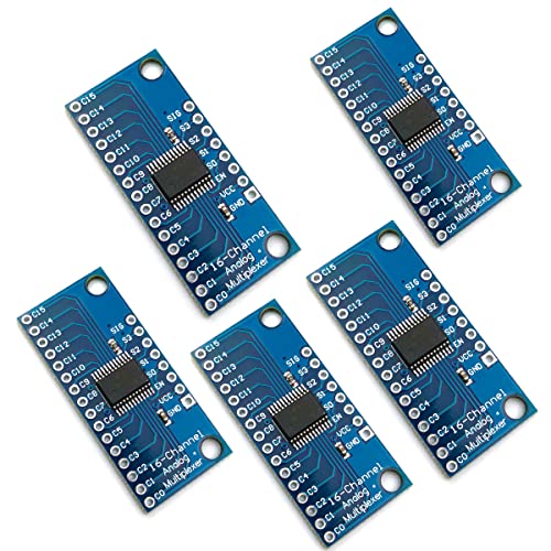 FainWan 5Pcs 16CH Analog Digital Multiplexer Breakout Board Module CD74HC4067 CMOS Precise Module Compatible with Ar-duino