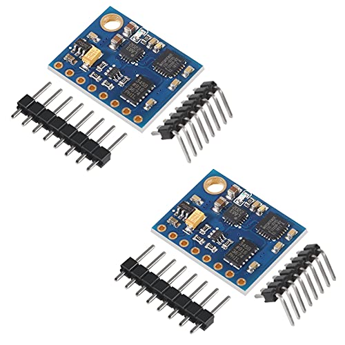 flashtree 2pcs GY-85 BMP085 Sensor Modules 9 Axis Sensor Module (ITG3205 +ADXL345 + HMC5883L),6DOF 9DOF IMU Sensor for Arduino