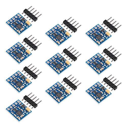 flashtree 10pcs GY-271 QMC5883L Triple Axis Compass Magnetometer Sensor Module 3.3V 5V for Arduino and Raspberry Pi (10PCS)