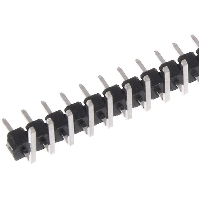 flashtree 20Pcs 2.54mm Pitch 40P Single Row Curved Connector Pin Header Strip for Arduino Prototype Shield