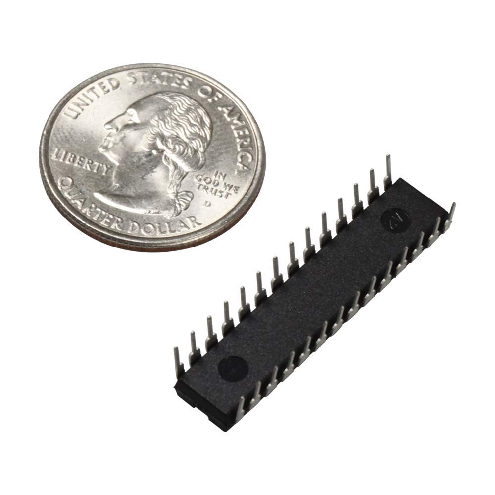 flashtree 10pcs Atmega328p-pu and 10pcs 16M HC-49S Crystal and 25pcs 22pF Capacitor