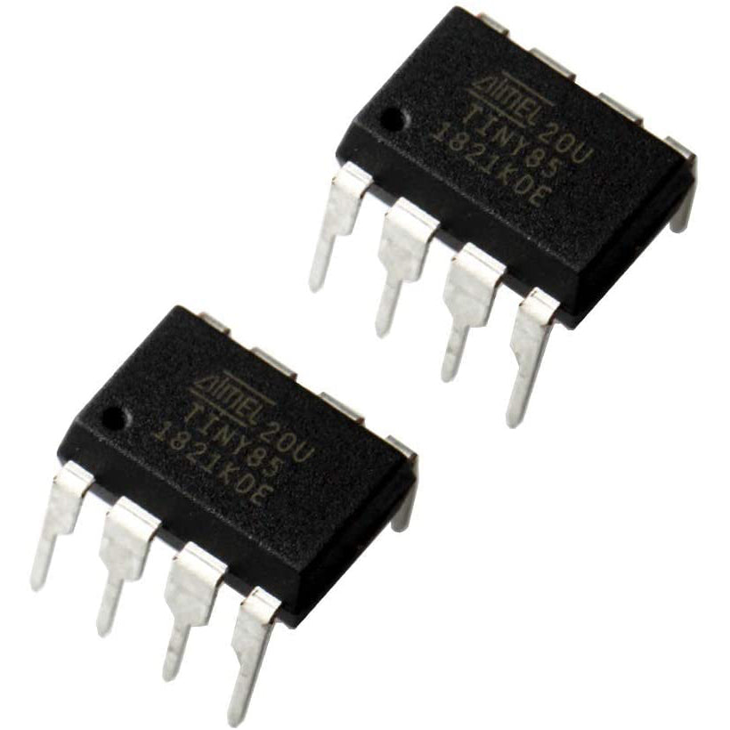 flashtree 2Pcs Tiny85 20PU Original Atmel ATTINY85-20PU TINY85-20U 8-BIT 20MHz MCU IC Chip