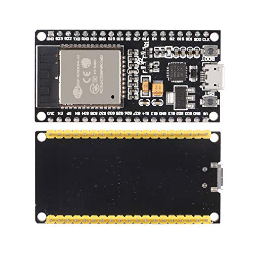 flashtree 5pcs ESP-WROOM-32 ESP32 ESP-32S NodeMCU WiFi WLAN CP2102 ESP32-WROOM-32 IoT 2-in-1 2.4GHz Dual-Mode WiFi + Bluetooth Dual Cores Microcontroller Processor Compatible with Arduino IDE