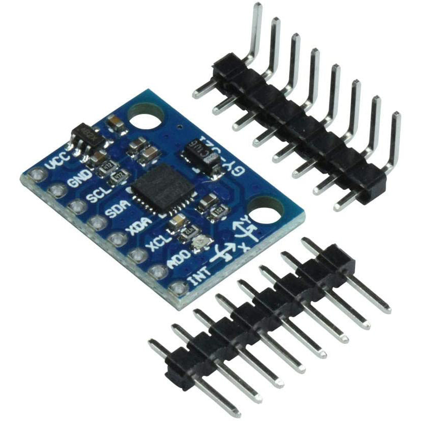 flashtree 2Pcs MPU-6050 GY-521 Module 3 Axis Gyroscope + Accelerometer Module for Arduino