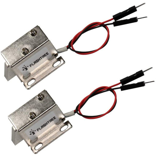 flashtree 2pcs DC 6V 1.2A Mini Door Drawer Tongue Down Electric Lock Assembly Solenoid Slim Design Lock &#x2026;&#x2026;