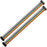 flashtree 2pcs 10p to 10p 2.54 IDC GPIO Ribbon Cable Rainbow 8_ 20cm