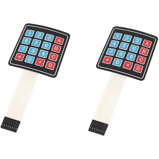 flashtree 2pcs 4x4 Matrix Array 16 Key Membrane Switch Keypad Keyboard for Arduino AVR PIC