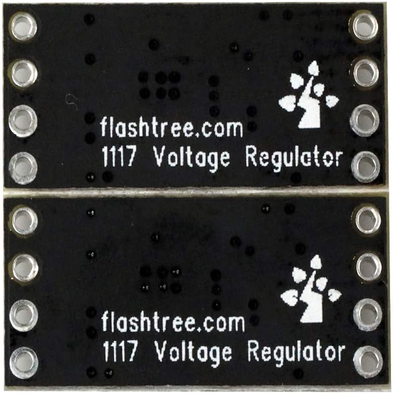 flashtree 2Pcs AMS1117 1117 2.5V 0.5A Voltage Converter 5V 7.5V to 2.5V Module