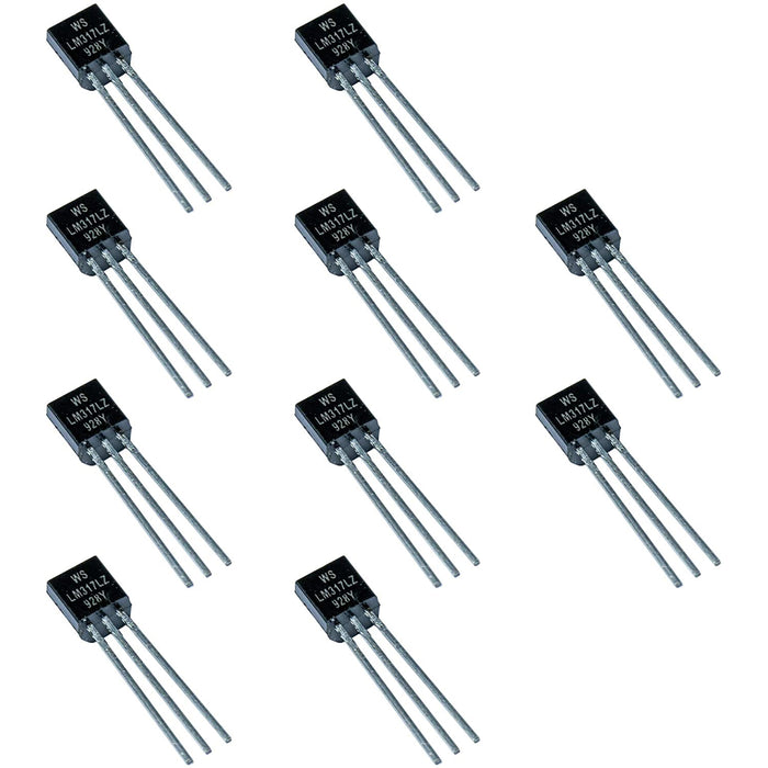 flashtree 10pcs LM317Z LM317 TO-92 TO92 Voltage stabilizer Transistor in line