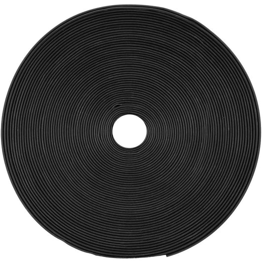 flashtree Heat Shrink Tubing 7mm Dia 11mm Flat Width 10m 2:1 Heat Shrink Tube Wire Wrap Black