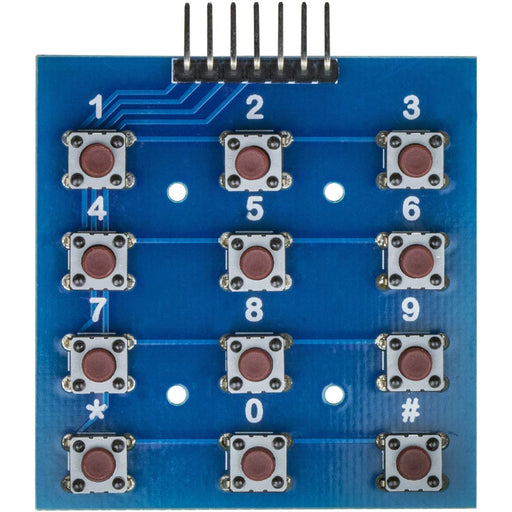 flashtree 3x4 Matrix Array 12 Key Entity Switch Keypad Keyboard 6x6x5 1.6N Switch